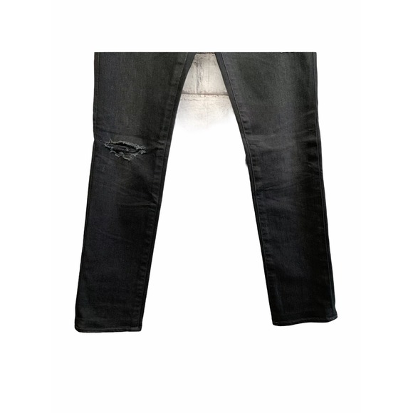 AG Adriano Goldschmied Premiere Skinny Leg Jeans Gray Distressed Womens Size 27 - Picture 5 of 12